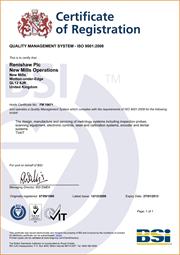 BSI Certificate ISO 9000