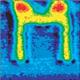 Raman stress image on a semiconductor