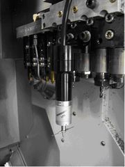 Platen-mounted probe with 'T' stylus - Citizen lathe