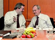 John Deer with Sir David McMurtry