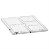 R-PV-50128-50-20 - 1/4-20 multi-hole acrylic plate, 0.47 in &#215; 12 in &#215; 8 in