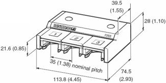 FCR25 dimensions