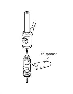 Fitting a touch-trigger probe to a manual probe head