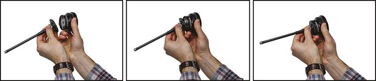 Attaching the REVO stylus holder to the SFP1 probe