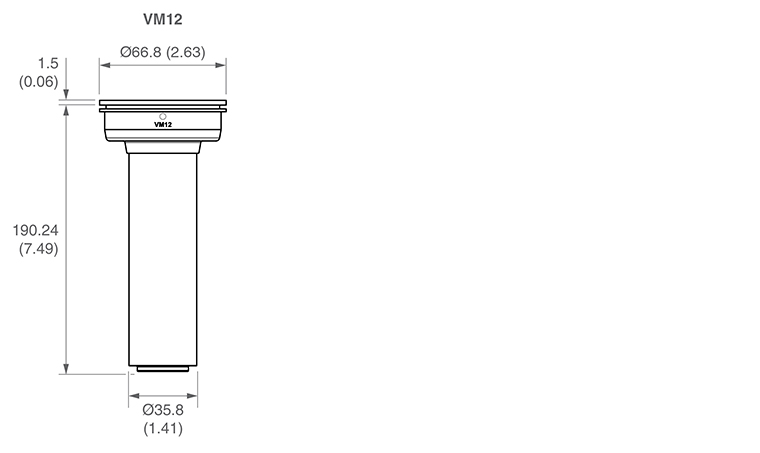 VM12 dimensions