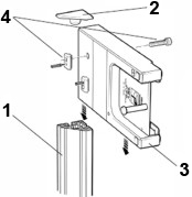 Mounting the SCP80V to the rail