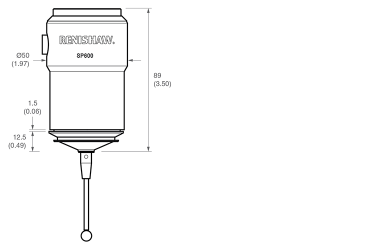 SP600 dimensions