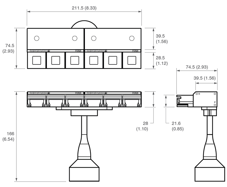 FCR25 L6 dimensions