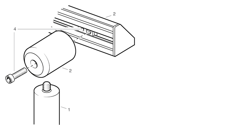 MRS step back adaptor arrangement