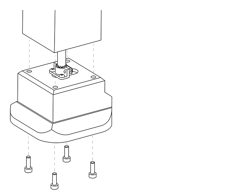 Fitting PH20 adaptor to quill