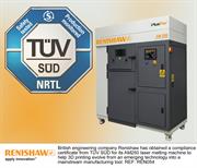 雷尼绍获得了TÜV SÜD的合规认证。