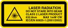 Cl II laser safety label