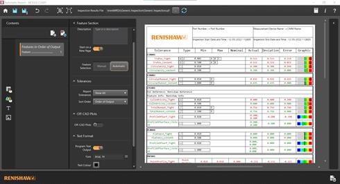 MODUS CHART automatic report