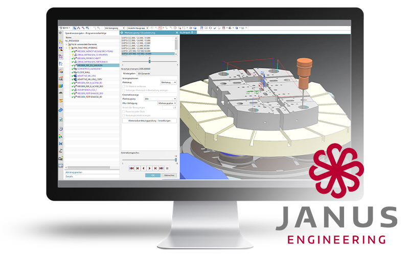 Janus Engineering正在测量NX凸轮