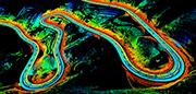 Dynascan S250山路扫描图像
