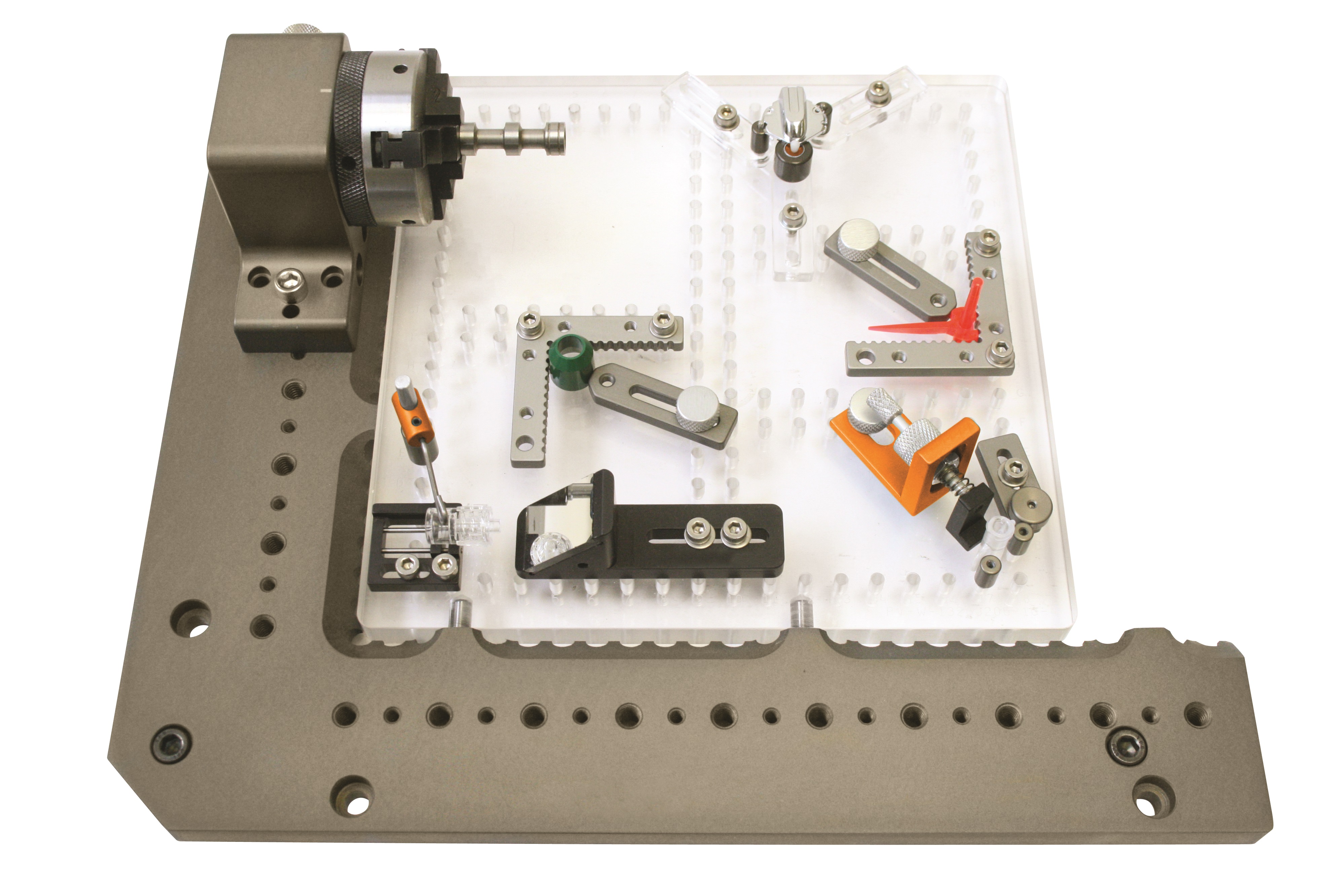 Multiple part set up on quick load corner