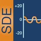 表示电子细分误差 (SDE) 的图示