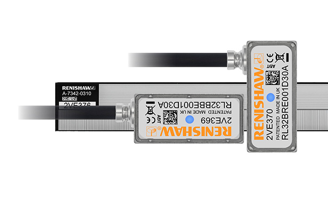 多自由度 (M-DoF) 栅尺与两个RESOLUTE™光栅读数头 (X, Y)