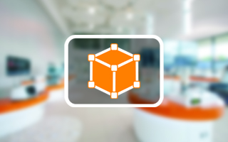 在浅色模糊背景上显示透明黑框内含CAD模型的示意图