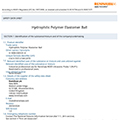 Renishaw safety data sheet navigation image