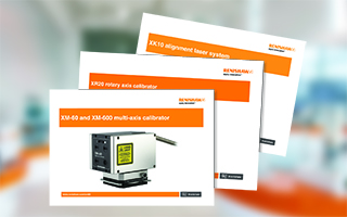 在浅色模糊背景上展示多篇激光校准产品使用指南的示意图