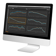 计算机屏幕上显示的CARTO Explore(数据浏览)软件中的六个自由度界面