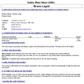 Third party safety data sheet navigation image