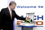 HRH The Duke of York opens MACH 2010 with Renishaw NC4 laser tool setter