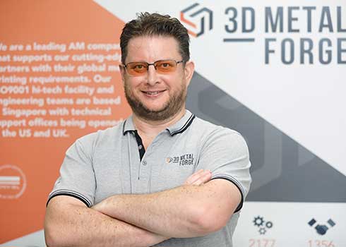 3D Metalforge首席执行官,Matthew Waterhouse