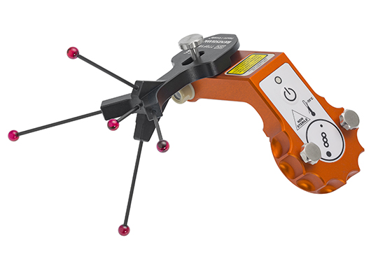 neurolocate registration module with neuromate laser tool holder