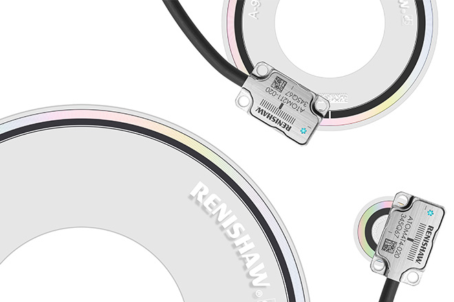 Above view of ATOM readheads on various RCDM rotary discs