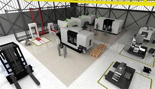 Imagen de producción de componentes para Máquina-Herramienta