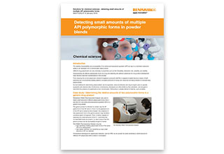 AN217 Application note Detecting small amounts of multiple API polymorphic forms in powder blends thumbnail