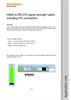 Application note:  HS20 to RCU10 signal strength cable