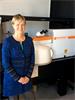 Dr Anna Swan of Boston University with her Renishaw inVia Raman microscope