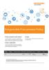 Responsible Procurement Policy