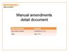 Manual:  LaserXL - manuals amendments detail document