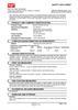 Safety Data Sheet:  Multicore solder