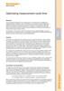White paper:  TE413 - Optimising measurement cycle time