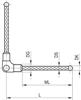 Technical drawing M3 XXT 1/4 star stylus 90 deg