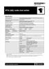 Data sheet:  RTS (QE) radio tool setter