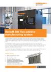 Flyer:  RenAM 500 Flex additive manufacturing system