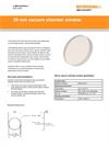 Data sheet:  39 mm vacuum chamber window