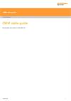 Manual:  Reference guide: CMM cables
