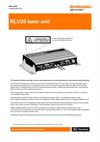 Data sheet:  RLU20 laser unit
