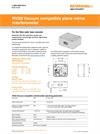 Data sheet:  RVI20 Vacuum compatible plane mirror interferometer