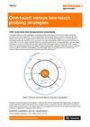 White paper:  TE412 - One-touch versus two-touch probing strategies