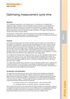 White paper:  TE413 - Optimising measurement cycle time