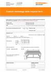 Form:  Custom metrology table request