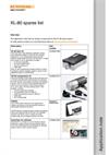 Application note:  XL-80 spares list